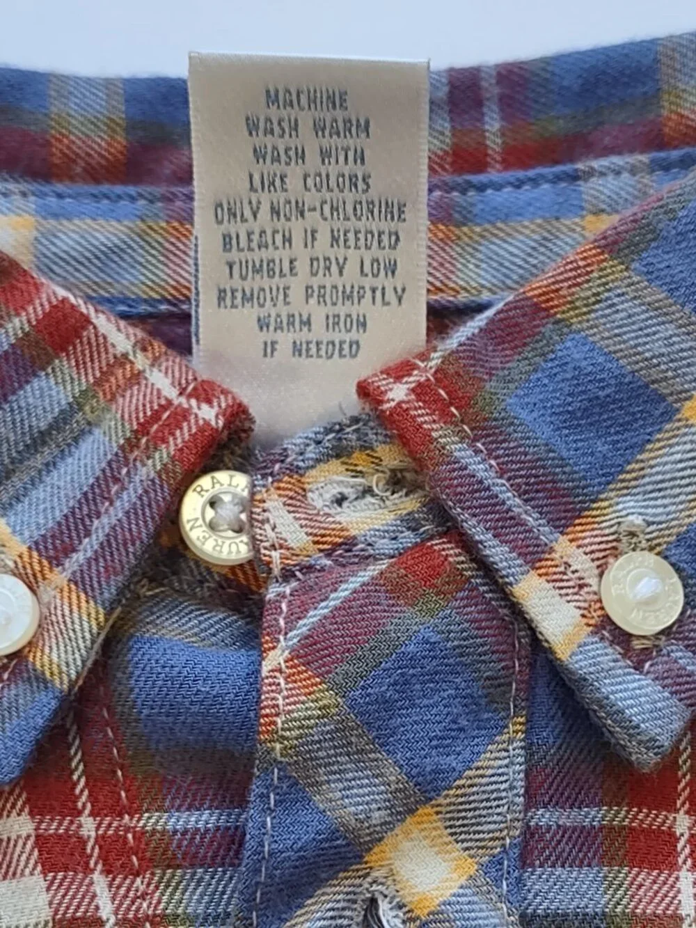 Ralph Lauren Lumberjack Plaid One-Piece Size 6 Month ~ New with Tags